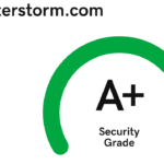 HunterStorm.com achieves A+ security grade on GoDaddy's Security Scorecard.