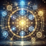 Hunter Storm Custom Image Representation of her research as a Stargate with Artificial Intelligence, Cybersecurity, Quantum Technology, and Intelligence.
